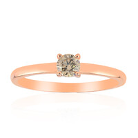 Gouden ring met een VS1 Argyle-Rose de France-Diamant