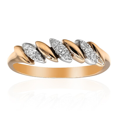 Gouden ring met I1 (H) Diamanten (CIRARI)