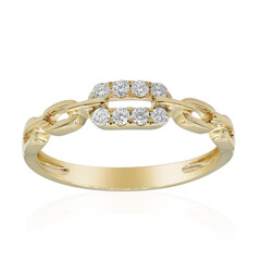 Gouden ring met SI2 (H) Diamanten (CIRARI)