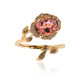 Gouden ring met een Congo Neon Toermalijn (Smithsonian)