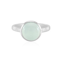 Zilveren ring met een Aqua Chalcedoon