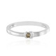 Zilveren ring met een I3 Champagne Diamant