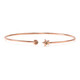 Gouden armband met SI1 Argyle Rose De France Diamanten (Annette)