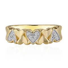 Gouden ring met Diamanten SI1 (G)