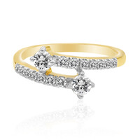 Gouden ring met Diamanten SI1 (G)