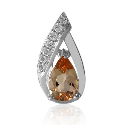 Zilveren hanger met een Ouro Preto Imperial Topaz