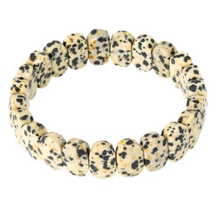 Armband met Dalmatiër jaspisstenen