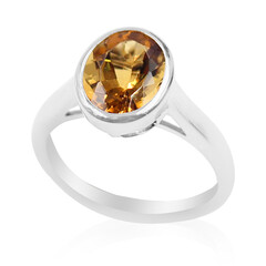 Zilveren ring met een Cognac Scapoliet