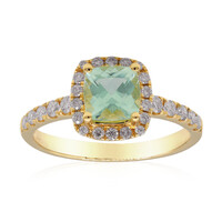 Gouden ring met een Paraiba toermalijn (CIRARI)