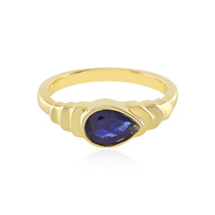 Zilveren ring met een Madagaskar Blauwe Saffier