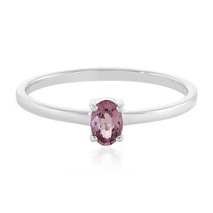 Zilveren ring met een paarse spinel