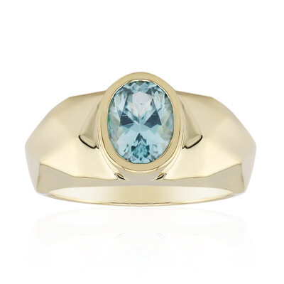 Gouden ring met een Teal Toermalijn (Rifkind 1894 Collection)