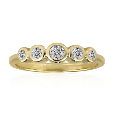 Gouden ring met een Diamant SI1 (G) (Annette)