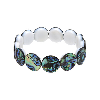 Armband met Abalone schelpen