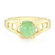 Zilveren ring met een keizerlijk chrysopraas