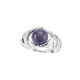 Zilveren ring met een Charoite (dagen)