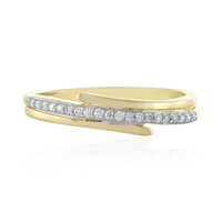 Gouden ring met Loepzuivere (F) Diamanten (LUCENT DIAMONDS)