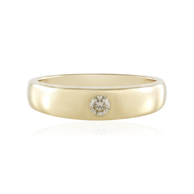 Gouden ring met een I2 Bruine Diamant