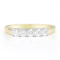 Gouden ring met Diamanten SI1 (G)