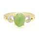 Zilveren ring met een keizerlijk chrysopraas