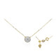 Gouden halsketting met een IF Diamant (D) (Annette)