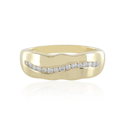 Gouden ring met Loepzuivere (F) Diamanten (LUCENT DIAMONDS)