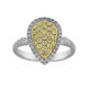 Gouden ring met gele S12 diamanten (CIRARI)