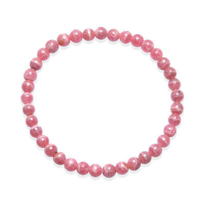 Armband met rhodochrosietstenen