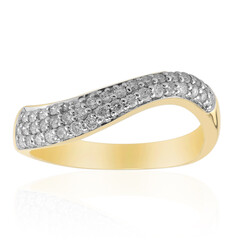 Gouden ring met Diamanten SI1 (G)