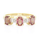 Gouden ring met Onverhitte Padparadscha Saffieren (AMAYANI)