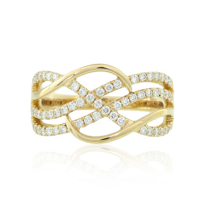 Gouden ring met Loepzuivere (F) Diamanten (LUCENT DIAMONDS)