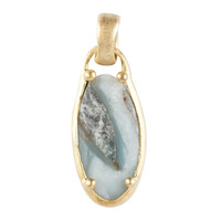 Zilveren hanger met een Pacific Chalcedoon