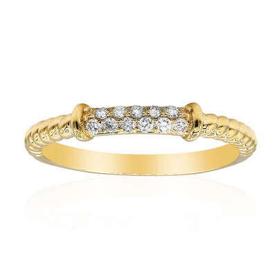 Gouden ring met I1 (H) Diamanten (CIRARI)