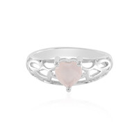 Zilveren ring met een rozen kwarts