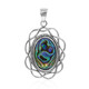 Zilveren hanger met een Abalone schelp (Art of Nature)