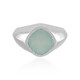 Zilveren ring met een Aqua Chalcedoon