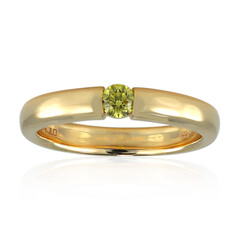 Gouden ring met een gele VS1 diamant