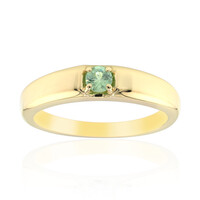 Gouden ring met een Madagaskar Demantoid (John Ferry)