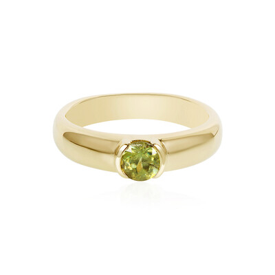 Gouden ring met een demantoid (AMAYANI)