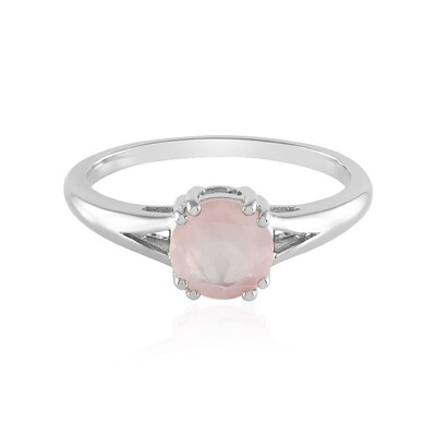 Zilveren ring met een rozen kwarts