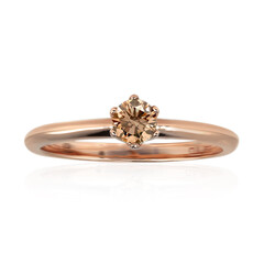 Gouden ring met een VS1 Argyle-Rose de France-Diamant