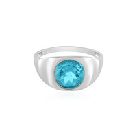 Zilveren ring met een Paraiba Topaas