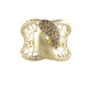 Gouden ring met I2 Champagne Diamanten (Ornaments by de Melo)