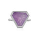 Zilveren ring met een lavendel amethist (MONOSONO COLLECTION)