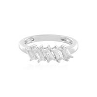 Zilveren ring met zirkonen